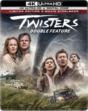 Twisters Double Feature – Limited Edition 2-Movie Steelbook 4K Ultra HD + Digital