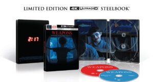 Weapons – Limited Edition Steelbook (4K Ultra HD + Digital)