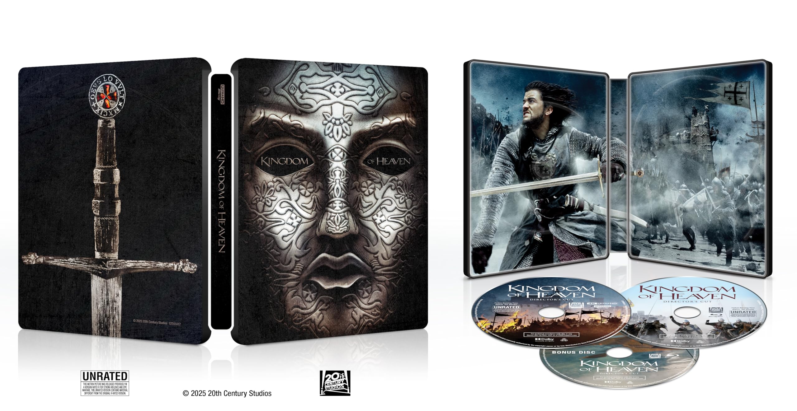 Kingdom of Heaven (Director’s Cut) (3-Disc UHD/BD Combo + Digital + Steelbook)